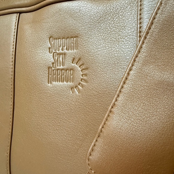 Leatherology laptop bag. Camel. EUC. Soft leather travel work bag - Picture 5 of 13